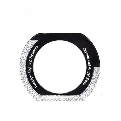 M9-L 5D RGB Crystal Angel Eye Halo Rings Bi-LED Projector Lens DRL App Control Colorful Lights for Car headlight Retrofit