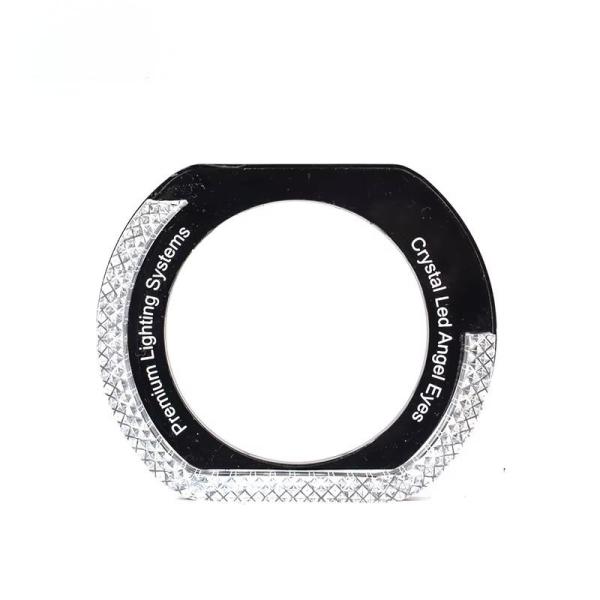 M9-L 5D RGB Crystal Angel Eye Halo Rings Bi-LED Projector Lens DRL App Control Colorful Lights for Car headlight Retrofit