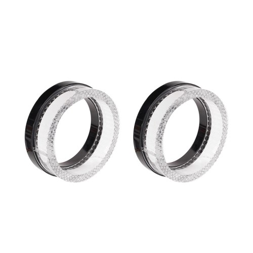 M5 5D RGB Crystal Angel Eye 3.0”Halo Rings RGB Colorful Lights for Car headlight Retrofit