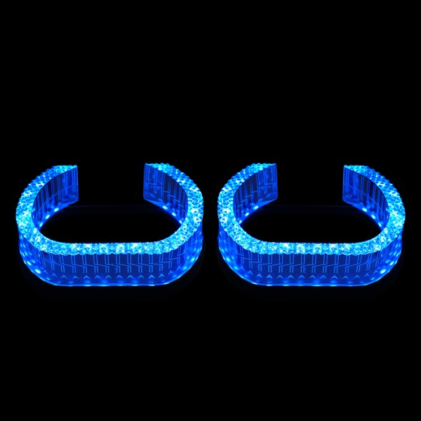 M12 Led Headlight Shroud 5D Crystal Led Angeleyes RGB APP Bluetooth