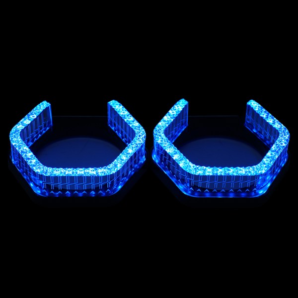 AES M13 Led Headlight Shroud 5D Crystal Led Angeleyes RGB APP Bluetooth