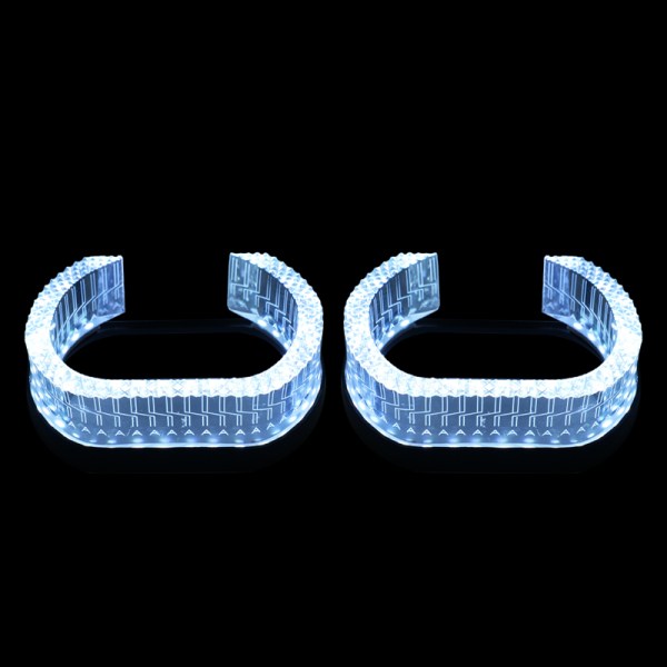 M12 Led Headlight Shroud 5D Crystal Led Angeleyes RGB APP Bluetooth