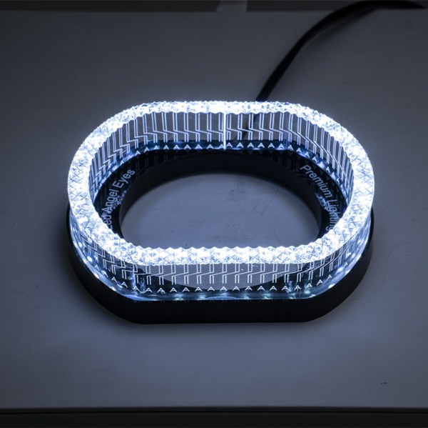 M9-S 5D White & Yellow With Welcome Function Angel Eye for Bi-LED Projector Lens 3.0” 5D Shroud