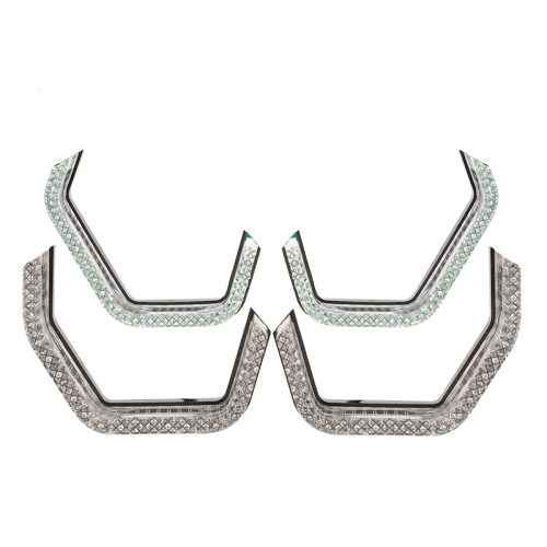 3.0 M11-L 5D RGB Crystal Angel Eye Halo Rings Bi-LED Projector Lens DRL App Control Colorful Lights for Car headlight Retrofit