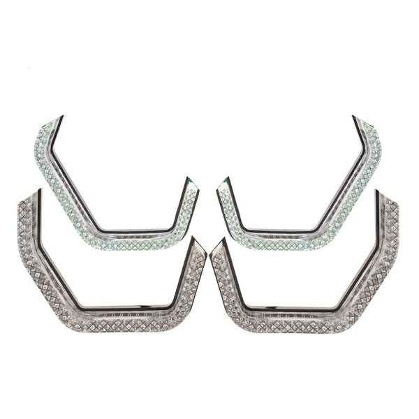 3.0 M11-L 5D RGB Crystal Angel Eye Halo Rings Bi-LED Projector Lens DRL App Control Colorful Lights for Car headlight Retrofit