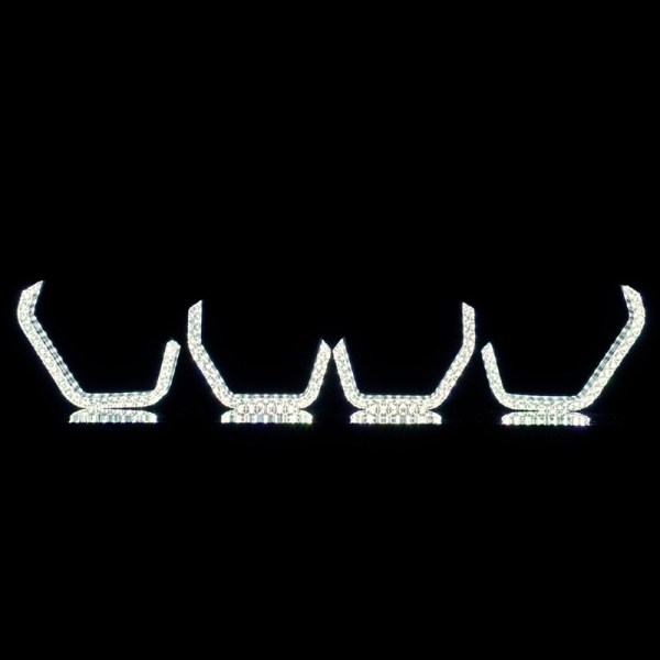 3.0 M11-L 5D RGB Crystal Angel Eye Halo Rings Bi-LED Projector Lens DRL App Control Colorful Lights for Car headlight Retrofit