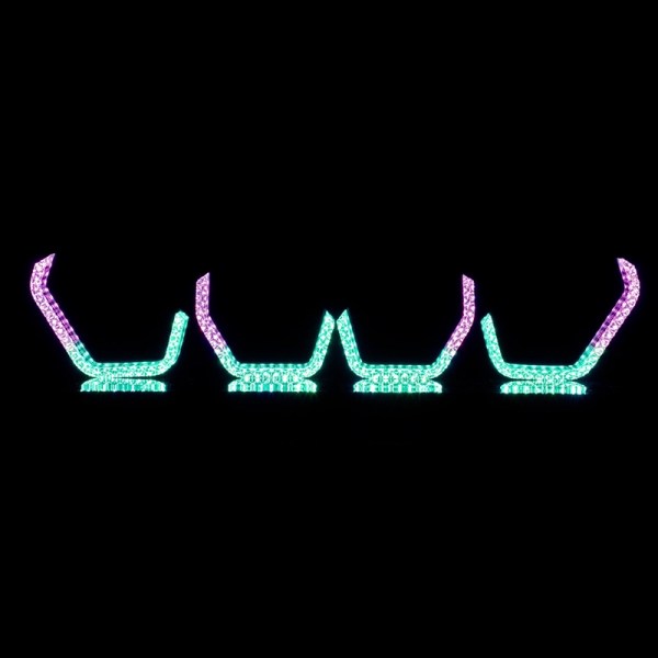 3.0 M11-L 5D RGB Crystal Angel Eye Halo Rings Bi-LED Projector Lens DRL App Control Colorful Lights for Car headlight Retrofit