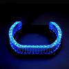 M9-U 5D RGB Crystal Angel Eye Halo Rings Bi-LED Projector Lens DRL App Control Colorful Lights for Car headlight Retrofit