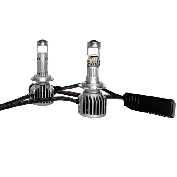 4 30W high efficiency mini H7 LED headlight projector lens H1 9005 9006 9012 LED car headlamp