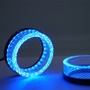M5 Honeycomb 5D RGB Angel Eye for Bi-LED Projector Lens 3.0” 5D Shroud White & Yellow With Welcome Function