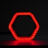 M10 5D RGB Crystal Angel Eye Halo Rings Bi-LED Projector Lens DRL App Control Colorful Lights for Car headlight Retrofit