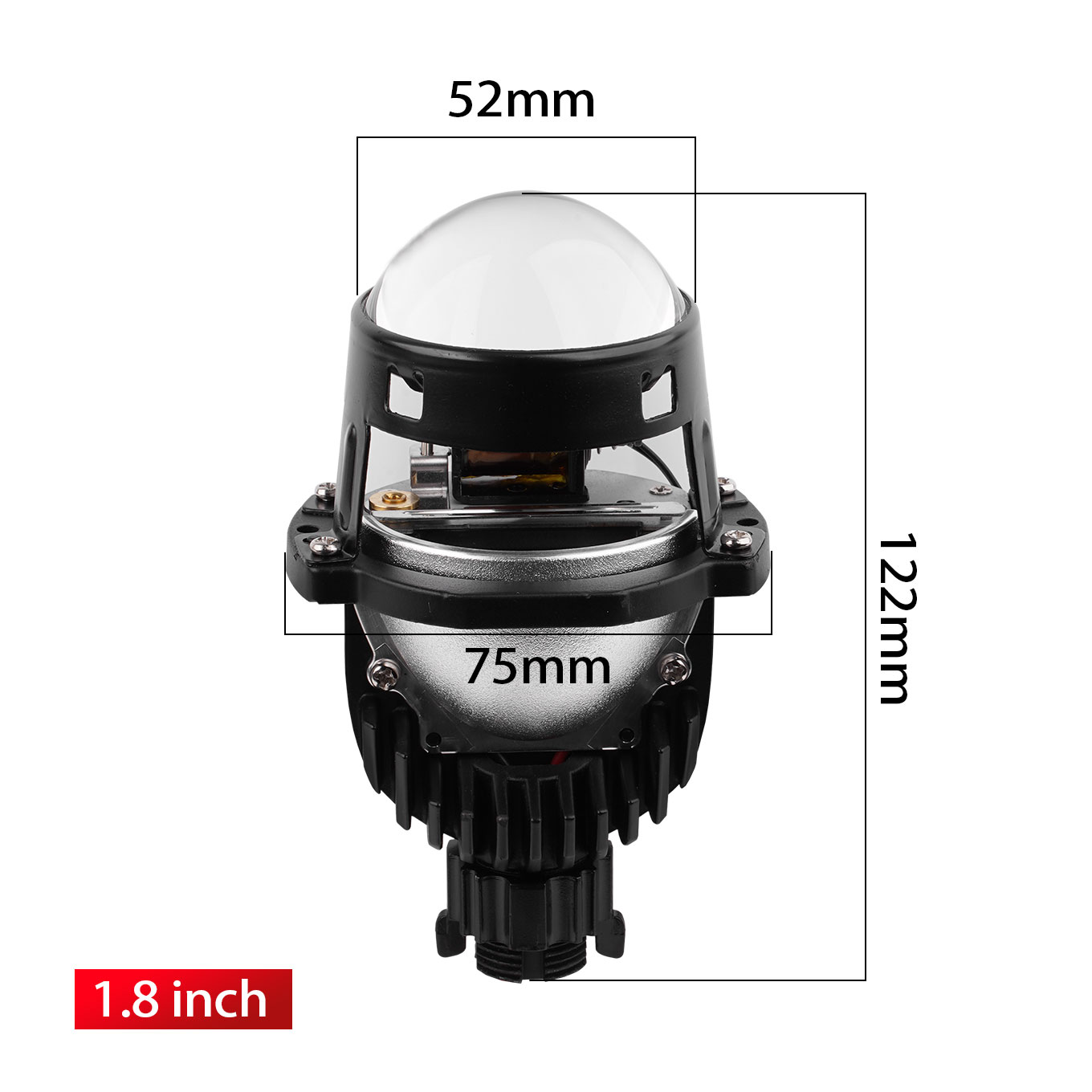 AES 1.8’’ & 2.0’’ AS003 Mini BiLED Projector Lens Universal - Global ...