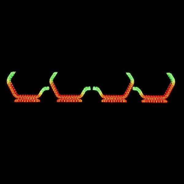 3.0 M11-OSS 5D RGB Crystal Angel Eye Halo Rings Bi-LED Projector Lens DRL App Control Colorful Welcome Lights for Car headlight Retrofit