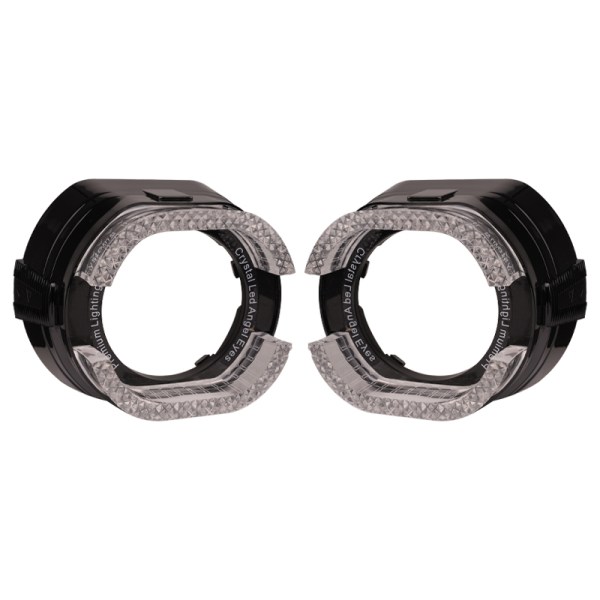 AES M14 Led Headlight Shroud 5D Crystal Led Angeleyes RGB APP Bluetooth