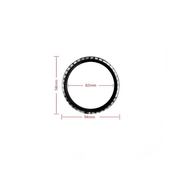 M5-S RGB LED Shroud With DRL kit angel eyes with colorful light beautiful decoration lighting parts 2.5inch APP control smart driver For Motorcycle 30CM DRL