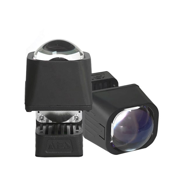 1.5" NM-1 Matrix Bi-LED Projector 6000K Car Headlight Square Blue Lens