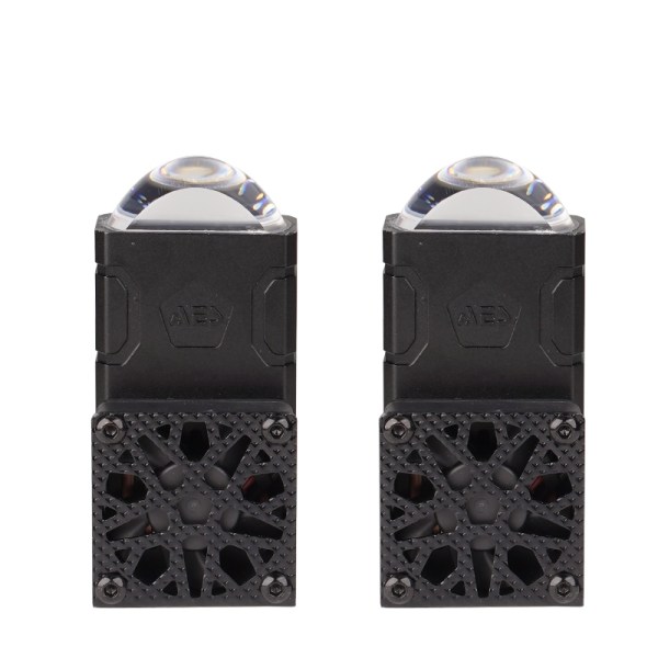 RZ300  Auxiliary LED MINI Lens Tri-colors Square Bi-LED White & Yellow 40W Car Bumper Auxi Lights
