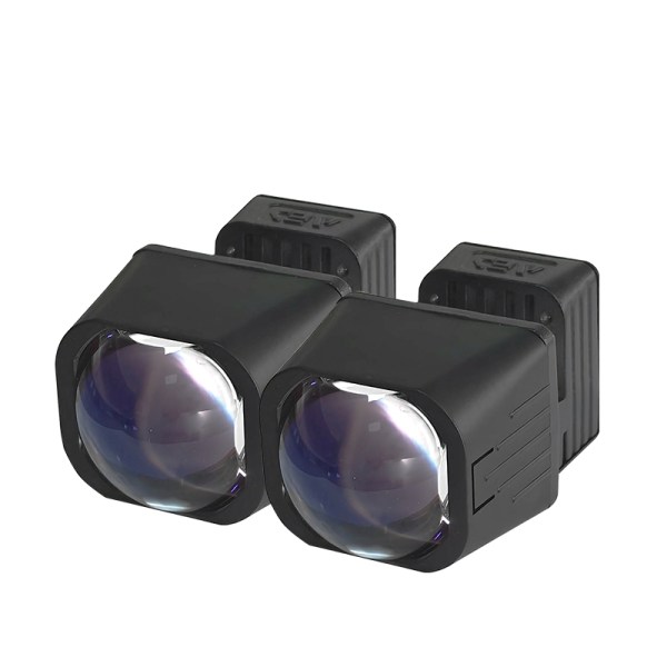 1.5" NM-1 Matrix Bi-LED Projector 6000K Car Headlight Square Blue Lens