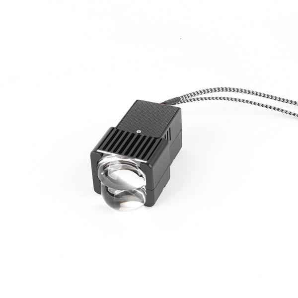 1.5'' DG003 LED Bi-LED Mini Matrix Projector Blue lens Laser Function