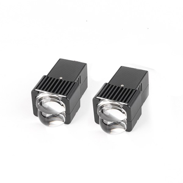 1.5'' DG003 LED Bi-LED Mini Matrix Projector Blue lens Laser Function