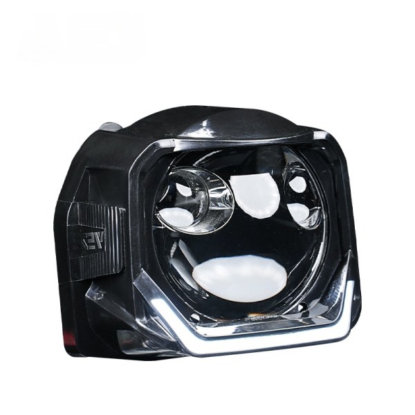 3inch F35 Round Led Shroud with welcome function for universal car model H1 H4 H7 H11 9005 9006