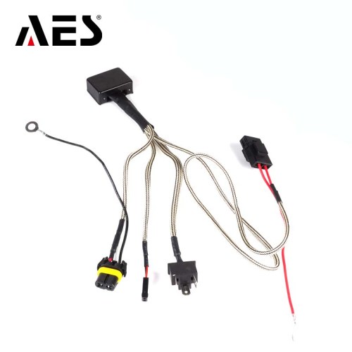 1 Automotive Lighting Harness H4 Relay 12V Headlight Retrofit Wire High Power High Low Beam Motorcycle