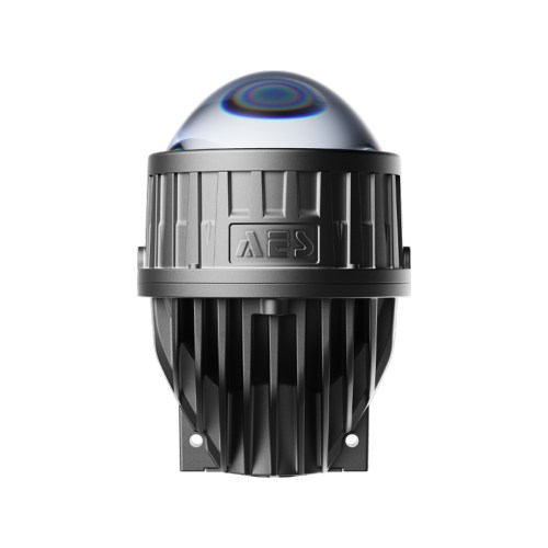 FX-3 Fog Light Dual Reflectors 50W/65W 3inch Tri Colors With Fan Upgraded New Design  Blue  Lens Fog Lamp