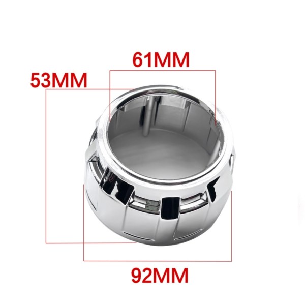 2.5inch WST A-1 Shroud DustProof Decorative Cover for car headlight Projectors